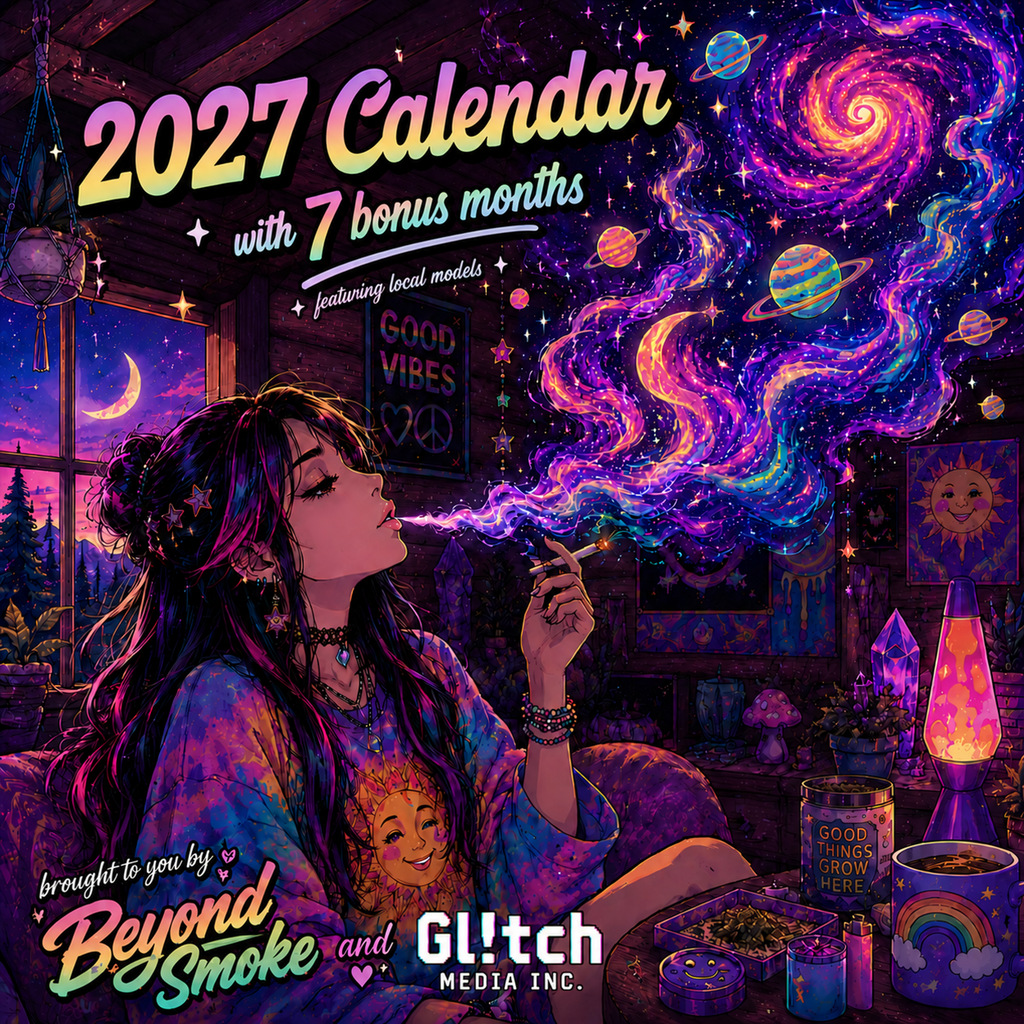 2027 Beyond Smoke Wall Calendar