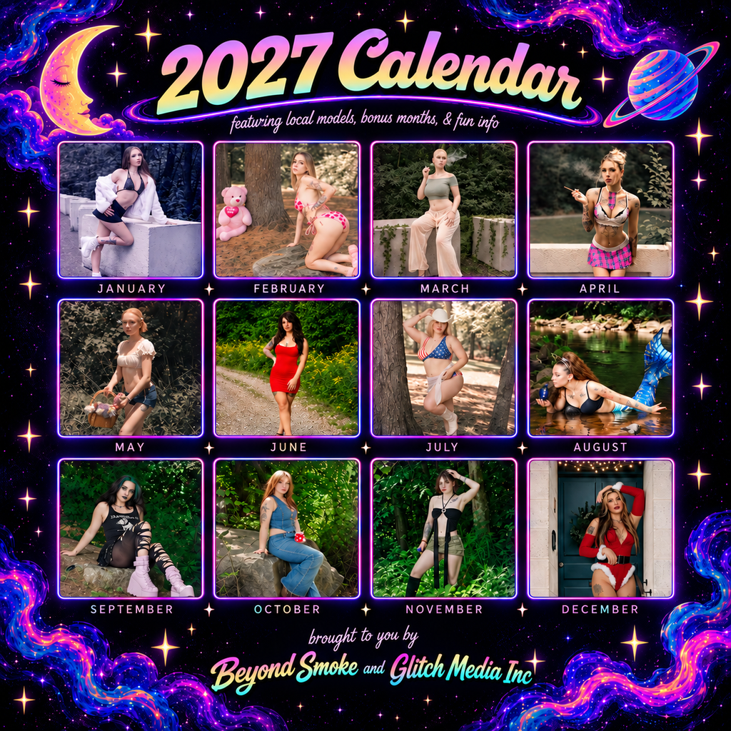 2027 Beyond Smoke Wall Calendar